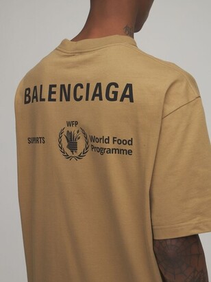Balenciaga WFP printed cotton jersey t-shirt - ShopStyle